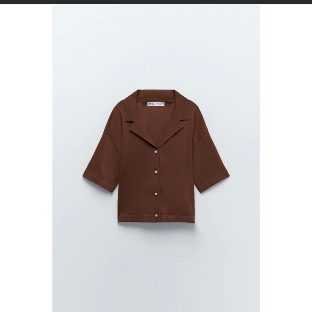 Zara jewel button knit cardigan